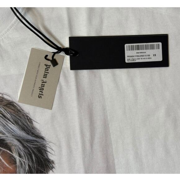Palm Angels x David Sims Oversized Photo Print T-Shirt XS White Black NWT - Picture 6 of 7